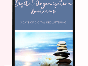 Self-Paced Digital Organization Bootcamp